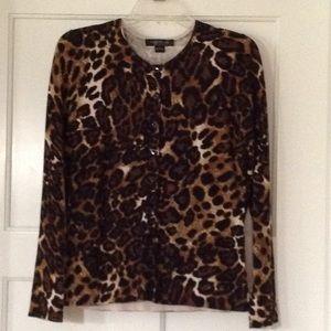 Leopard Print Cardigan